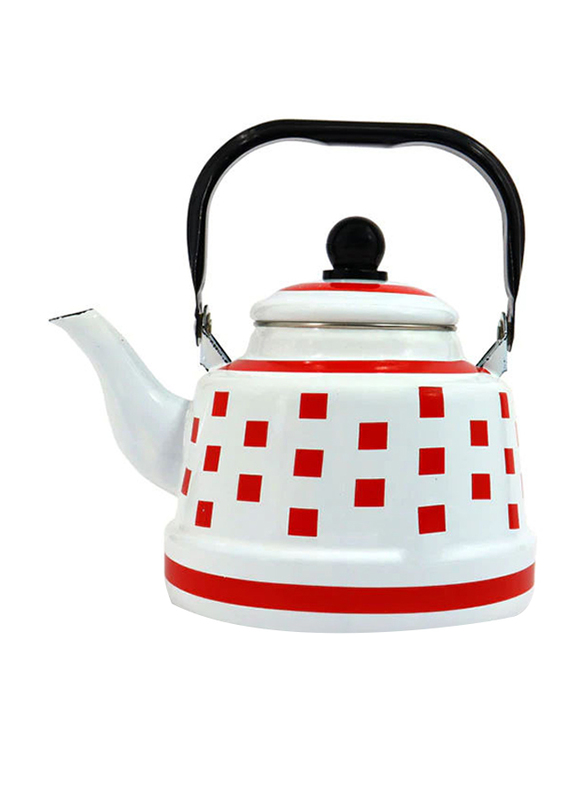 

Premium Classic Enamel Tea Kettle, Multicolour