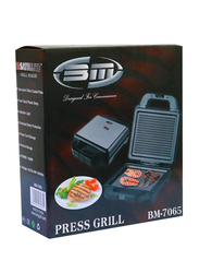 BM Satellite Press Grill, 1400W, BM-7065, Silver/White