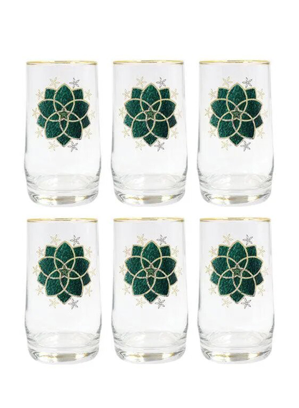 

Angela 6-Piece Glass Drinking Tumbler Set, Multicolour