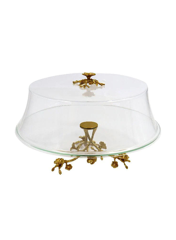 

Alpenberg 35cm Acrylic Round Display Cake Plate with Dome, CD-6495, Clear