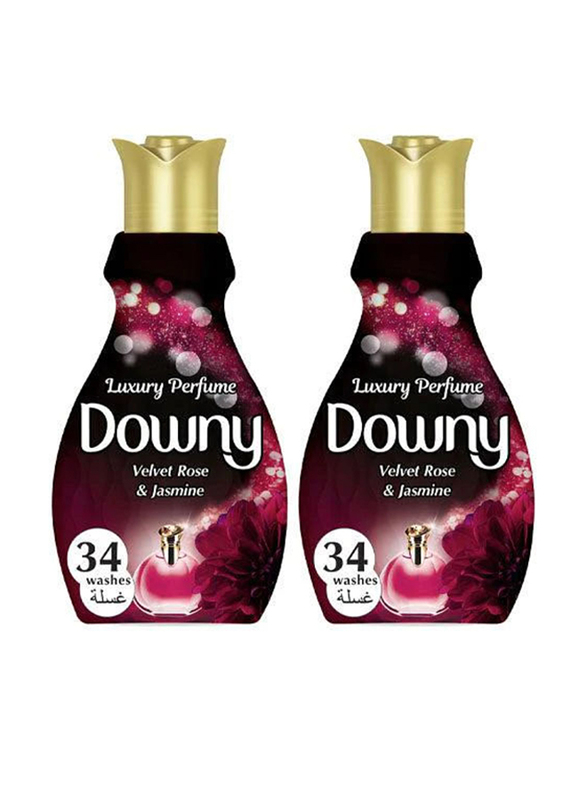 

Downy Perfume Collection Concentrate Feel Elegant Fabric Softener, 2 Bottles x 1.38 Liters