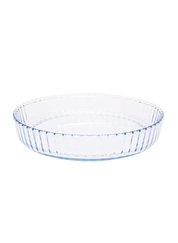 

2.1 Ltr Borosilicate Tempered Glass Round Bakeware, Clear