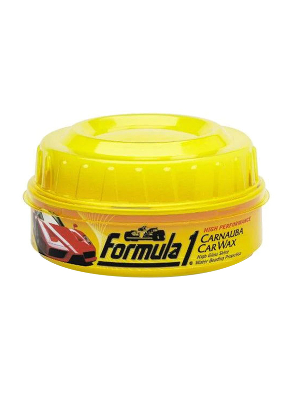 

Formula 1 Carnauba Paste Car Wax High-Gloss Shine, 12oz, Yellow