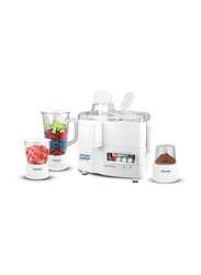 Sonashi 1L 4-In-1 Juicer/Blender with 2 Speeds, 600W, SJB-309, White