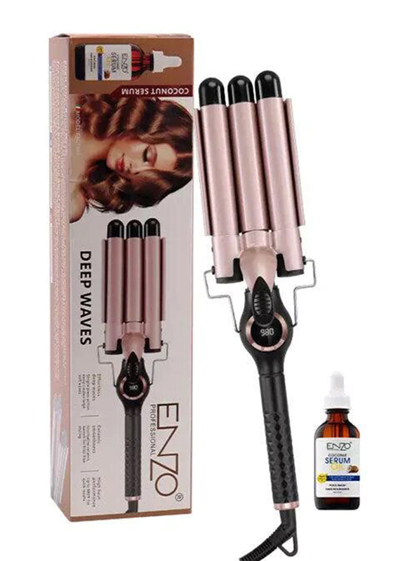 

Enzo Professional Deep Waves with Coconut Serum, Pink/Black