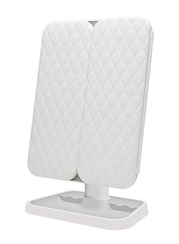 

Adjustable Angle Removable Cosmetic Mirror, NZ-430, White