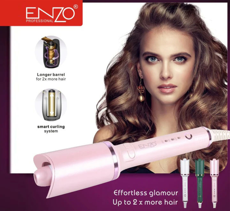 

Enzo Professional Auto Hair Curler, 50W, EN-1922, Pink