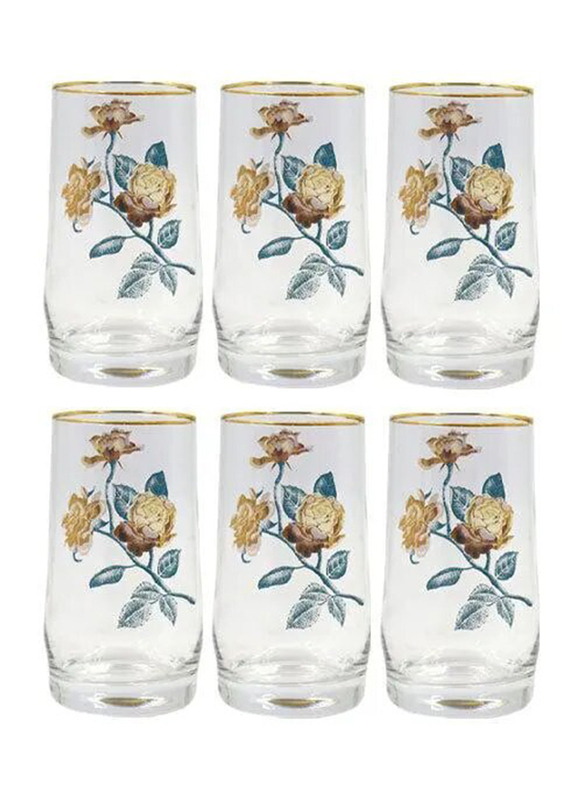 

Angela 6-Piece Glass Drinking Tumbler Set, Multicolour
