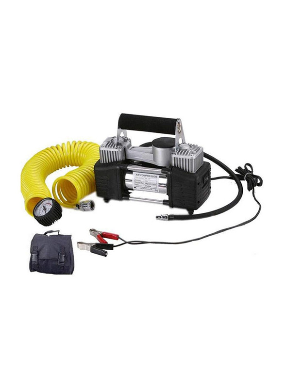 

2 Cylinder Air Compressor, Black