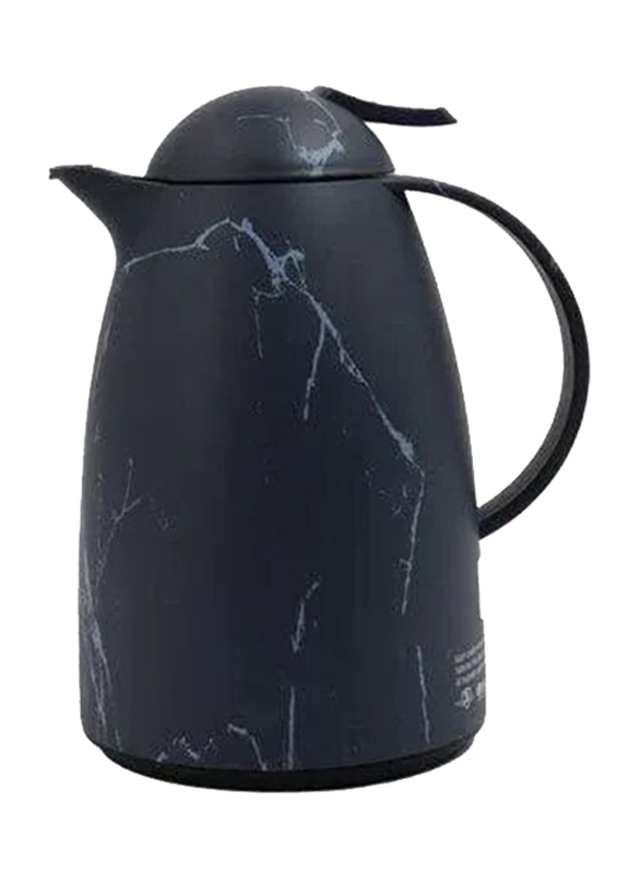 

0.5 Ltr Plastic Vacuum Jug with Glass Refill, Black