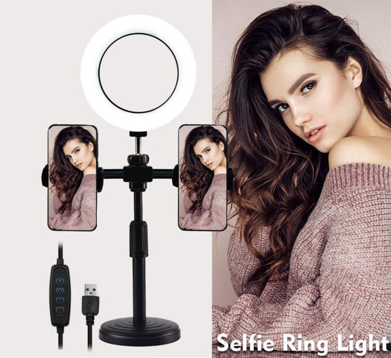 

Generic Selfie Ring Light Stand, White