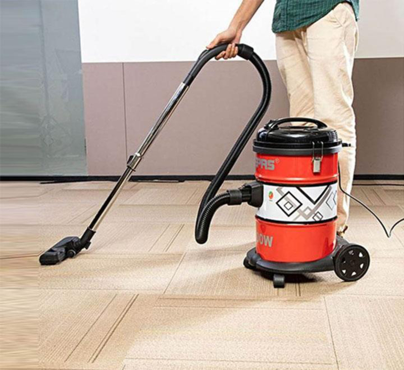 

Geepas Indicator Drum Vacuum Cleaner, 21L, 2300W, GVC2592, Red/Black