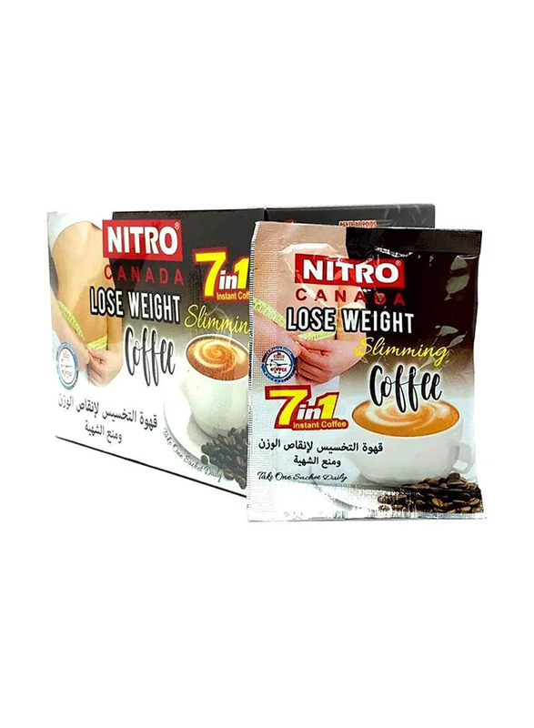 

Nitro Canada Lose Weight Slimming 7-in-1 Instant Coffee, 12 Sachets