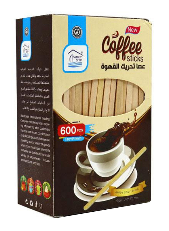 

Coffee Sticks, 600 Pieces, Brown