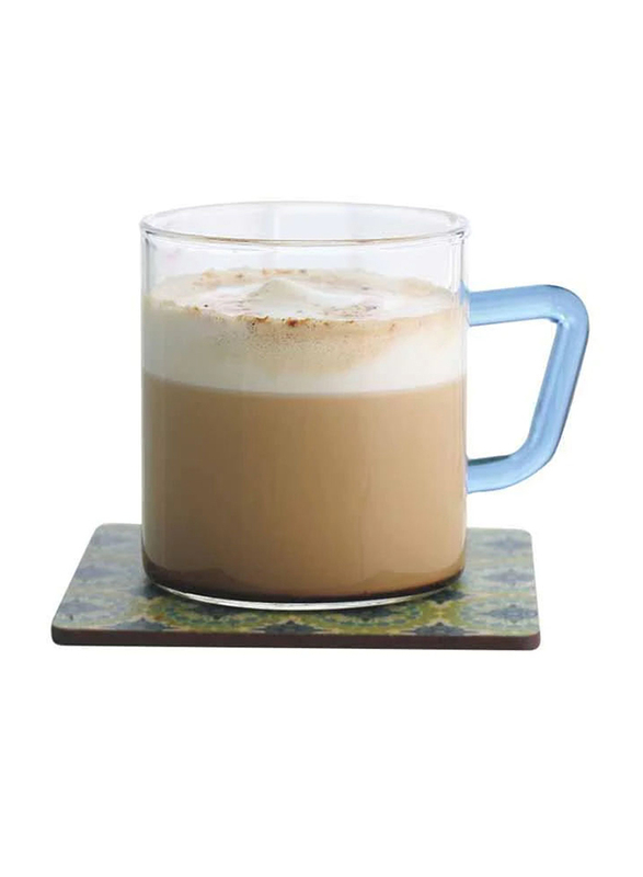 

Borosil 190ml 6-Piece Classic Borosilicate Glass Mug Set, Clear