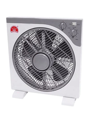 Changli Crown 12-Inch Box Fan, 40W, KYT-30A, Grey