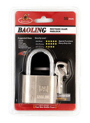 Baoling Heavy Duty Padlock, 30mm, Silver
