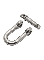 CanvasGT D Shackle, 4-Piece, 6mm, Silver