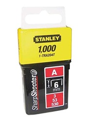 Stanley Type A Light Duty Staple Pins, 1-TRA204T, Silver