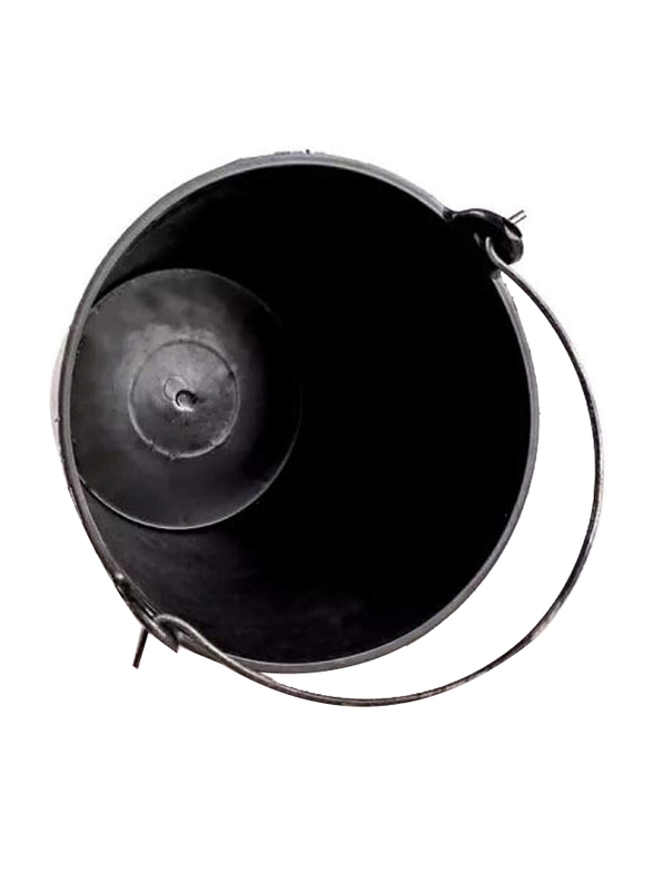 Plastic Light Weight Construction Bucket for All Indoor and Outdoor Jobs, Black
