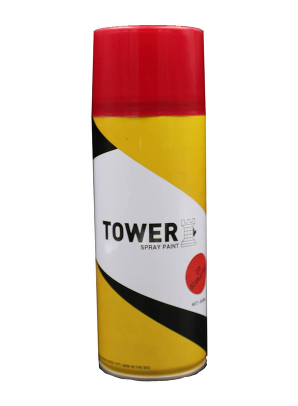 Tower Spray Paint, 400ml, Scarlet Red