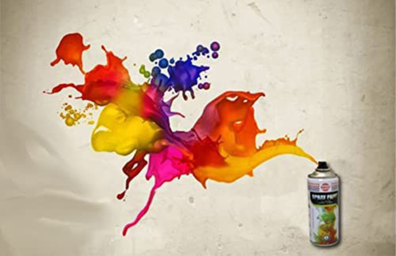 Asmaco Spray Paint, 400ml, Red