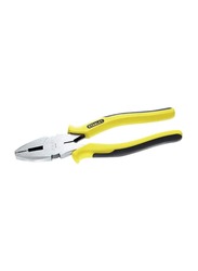 Stanley 180mm Dynagrip Combination Plier, 0-84-055, Silver/Yellow/Black