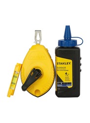 Stanley 3-Piece Chalk Refill, Box Level, Measuring Tape, STA047443, Yellow