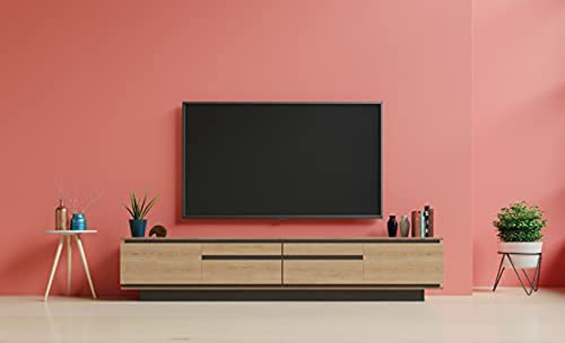 Terminator TV Wall Mount Bracket 37 to 70 Inch Fixed For Flat LED & LCD TV with Level Meter, TTWM3770FC, Black