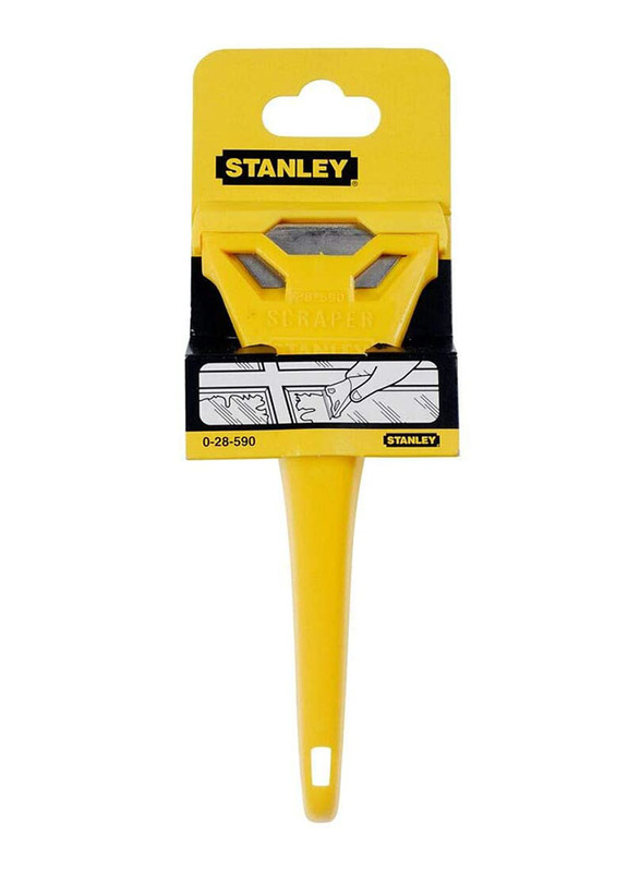 Stanley Window Scraper, 170mm, 0-28-590, Yellow