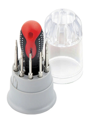 Matrix 11-Piece Precision Screwdriver with Bit Set, 115829, Multicolour