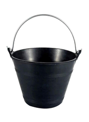 Plastic Light Weight Construction Bucket for All Indoor and Outdoor Jobs, Black