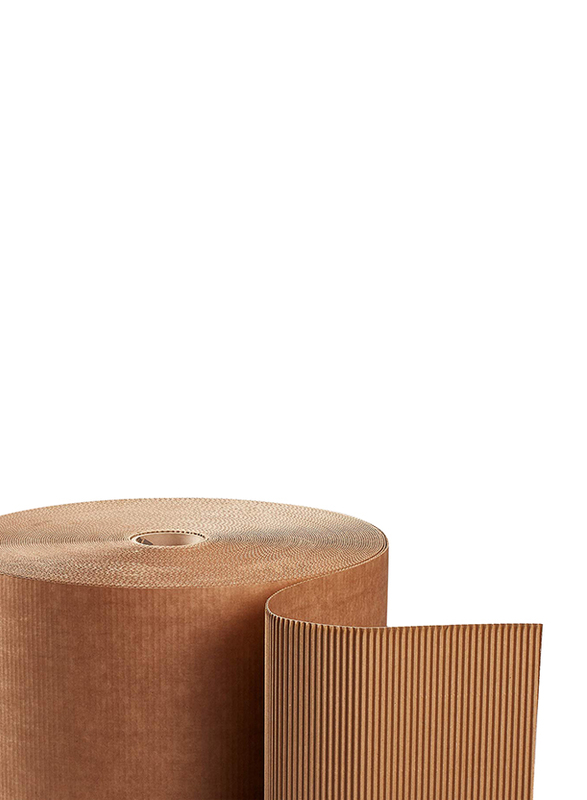 Ma Fra Hollywood Store Corrugated Packing Paper Roll, 1 Roll x 2 Ply x 1.3m, Brown