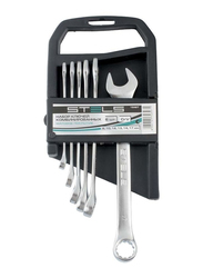Stels 12-Piece 6-22mm CRV Matt Chrome Combination Wrench Sets, Silver