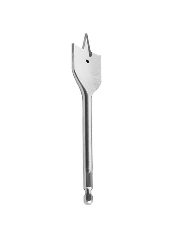 MTX 35mm Hexagonal Shank Gouge Drill Bit for Wood, Silver