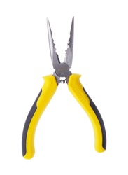 Stanley 150mm Long Nose Plier, STA084053, Silver/Yellow