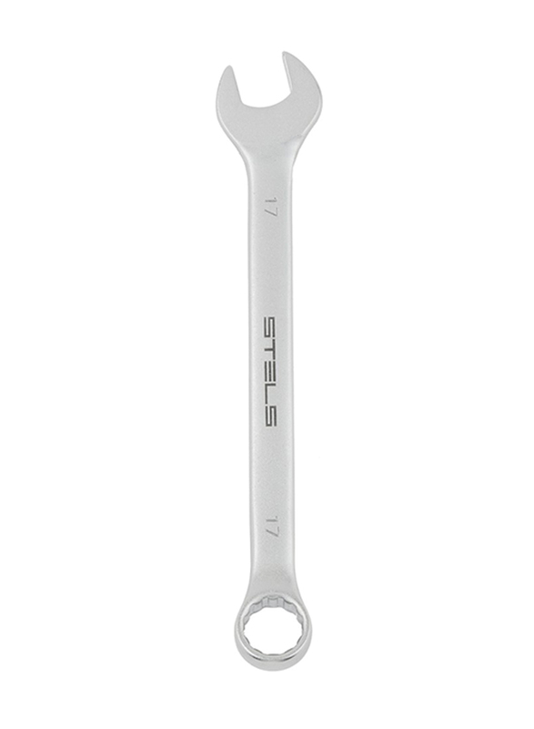 Stels 20mm CRV Matt Chrome Combination Wrench, Silver