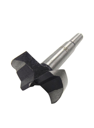 MTX 35mm Cylindrical Shank Forstner Drill Bit for Wood/Carbide Blade, Black/Silver