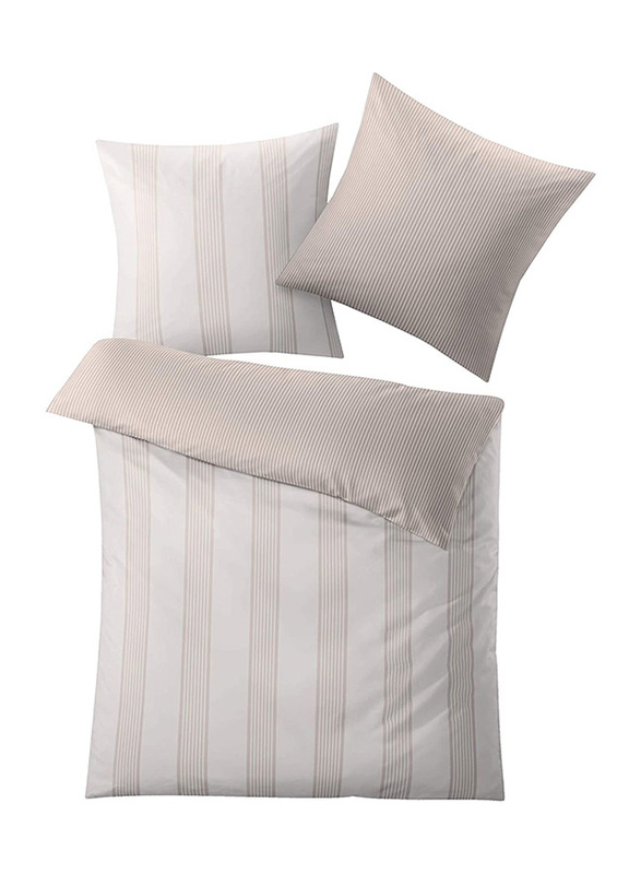

Kleine Wolke 2-Piece Lina Satin Reversible Bed Linen Set, Multicolour