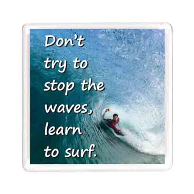 Ajooba Dubai Motivation Magnet 7617, Transparent