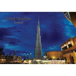 Ajooba Dubai Souvenir Puzzle Burj Khalifa 0018, White