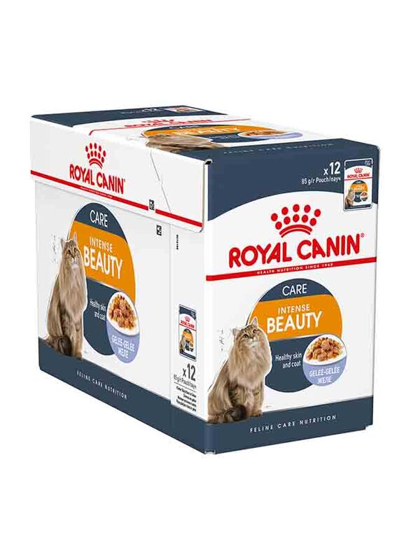 

Royal Canin Feline Care Nutrition Intense Beauty Gravy Cat Wet Food, 12 x 85g
