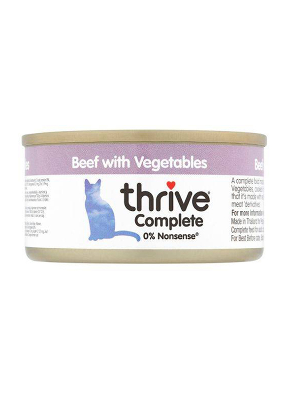 

Thrive Complete Beef & Vegetables Cat Wet Food, 75g