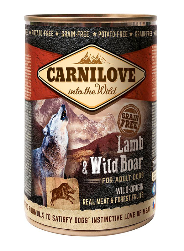 

Carnilove Lamb & Wild Boar Adult Dogs Wet Food, 400g