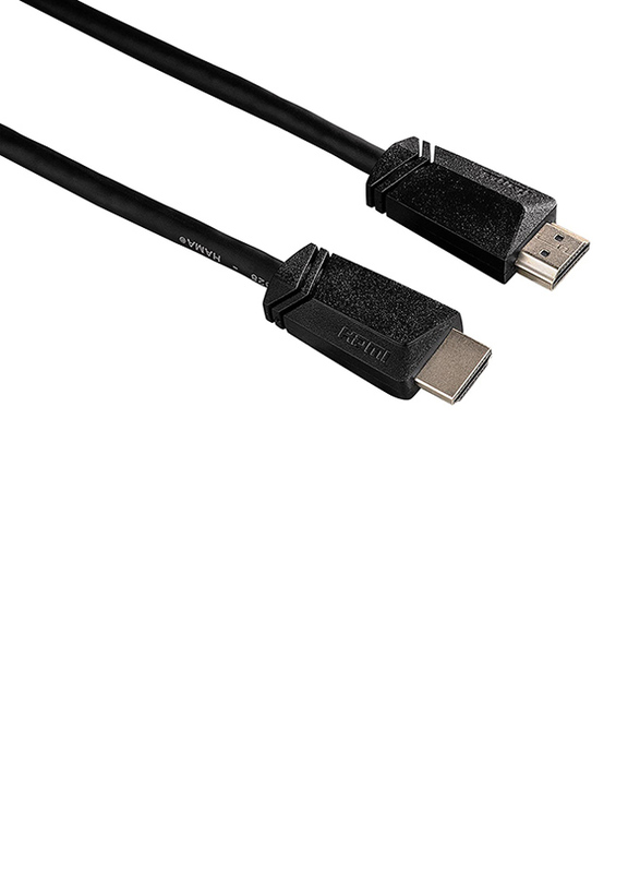 

Hama 1.5-Meter HDMI Cable, High-Speed HDMI to HDMI Cable, Black