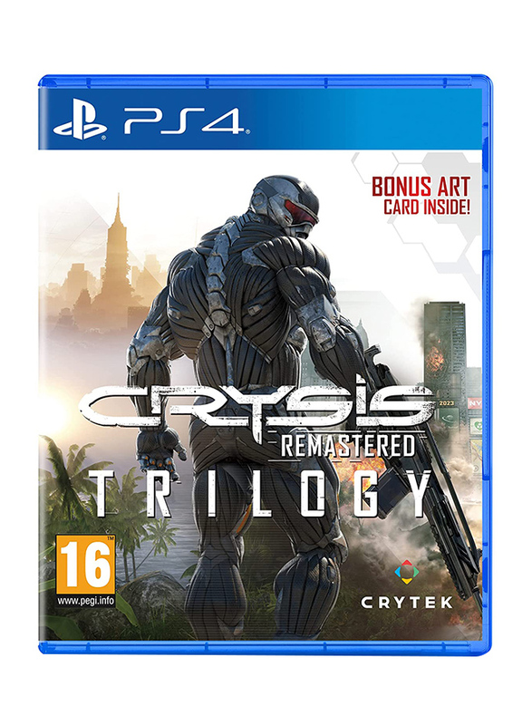 

Crysis Remastered Trilogy Video Game for PlayStation 4 (PS4) by Crytek