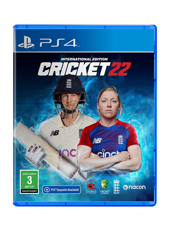 

Cricket 22 - International Edition Video Game for PlayStation 4 (PS4) by Nacon