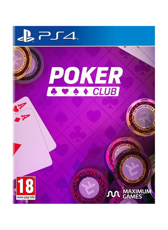Poker Club Video Game for PlayStation 4 (PS4) by Maximum Games