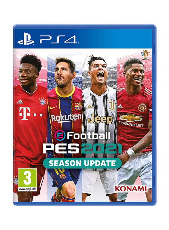eFootball PES Pro Evolution Soccer 2021 Season Update Video Game for PlayStation 4 (PS4) by Konami