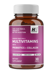 HC Nutrition Women's Once Daily Multivitamin with Probiotics + Collagen, 30 Tablets